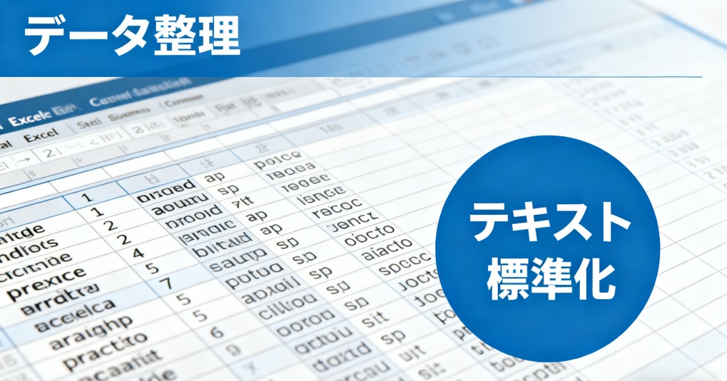 Excel Data Organization